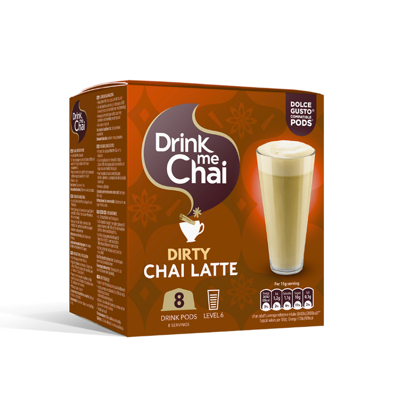 Dirty Chai Latte capsules voor Dolce Gusto