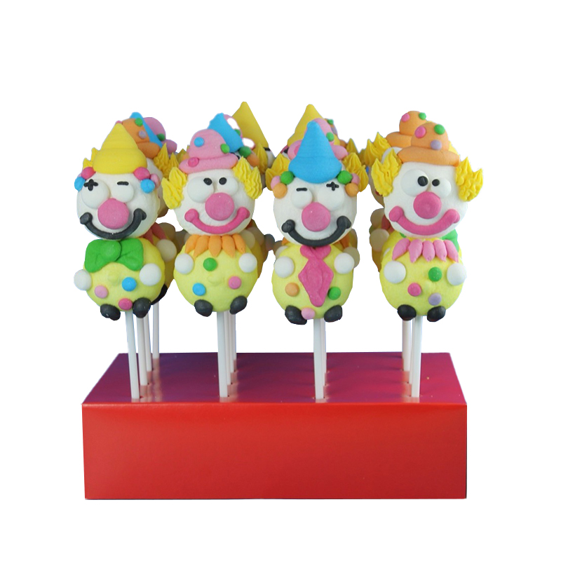 Marshmallow Clown Buddies lolly van Artesans
