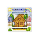 Premium chocoladecadeau in feestelijke verpakking van CHOCONISTA: Happy new home.