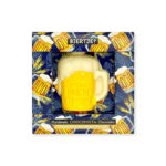 Premium chocoladecadeau in feestelijke verpakking van CHOCONISTA: Biertje?