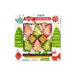 Premium chocoladecadeau in feestelijke verpakking van CHOCONISTA: Merry Christmas (uitdeeldoos).