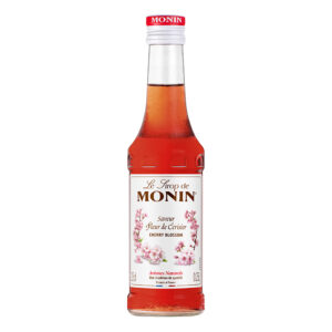 Monin Cherry Blossom Siroop heeft de delicate smaak van kersenbloesem. Fris, bloemig en elegant. Perfect voor cocktails, mocktails of een lichte limonade.
