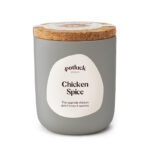 Potluck Chicken Spice is the perfect mix for chicken dishes. Spicy, flavourful and packed in decorative ceramic. For roast chicken, grill or oven.
