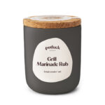 Grill Marinade Rub by Potluck: spice mix for marinades, rubs or direct use. For fish, meat and veggies. Packed in a stylish ceramic jar.